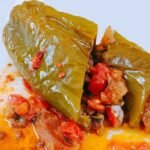 Pimentão Recheado com Carne Moída