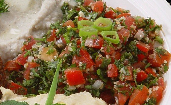 Tabule-salada de trigo